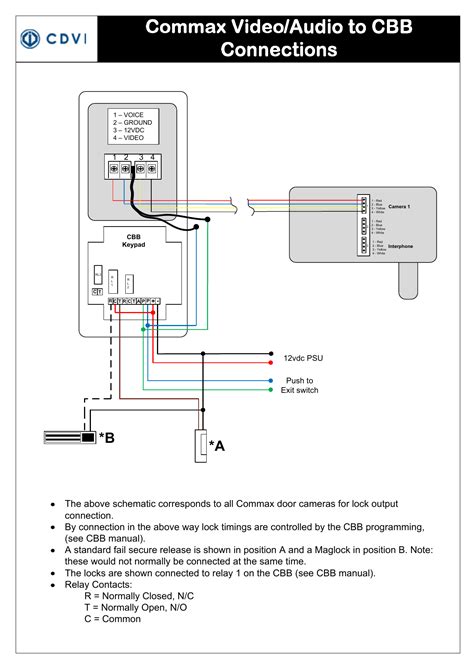 doorbell intercom wiring diagram 